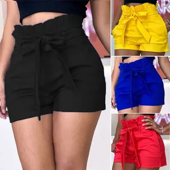 

New Trendy Women High Waisted Button Shorts Summer Casual Solid Loose Short Shorts for Beachwear