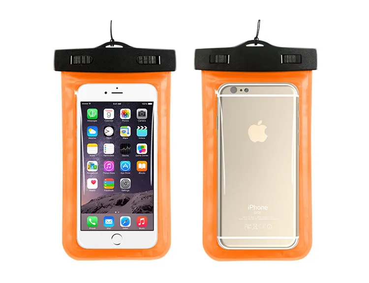 ПВХ Водонепроницаемый Дайвинг сумка для Samsung Galaxy J1 J7 J3 J5 J7 A8 A9 S7 Edge Plus N7505 Примечание 3 5 мобильный телефонный чехол Чехол - Цвет: Orange
