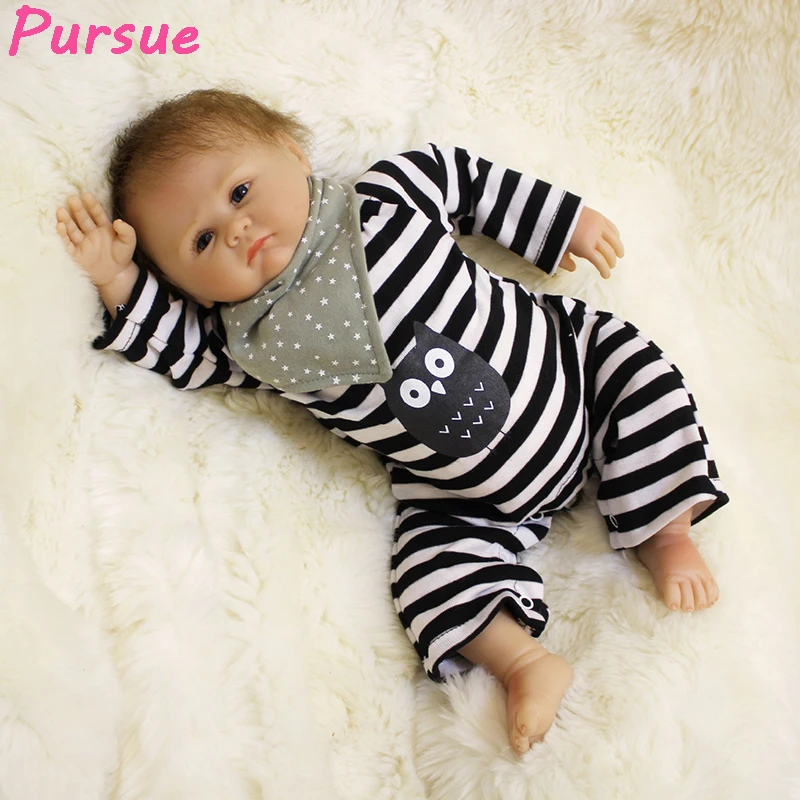 Poursuivre 55 Cm Pas Cher Bebe Poupee Reborn Vinyle Souple Silicone Realiste Bebe Poupees Pour Enfants A Vendre Bebe Reborn Brinquedos Menino Aliexpress