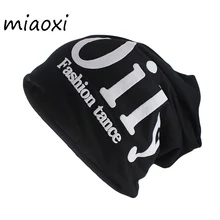 Miaoxi/Высококачественная модная зимняя теплая шапка для взрослых, хлопковые шапочки с буквенным принтом Skullies, мужские повседневные вязаные шапки