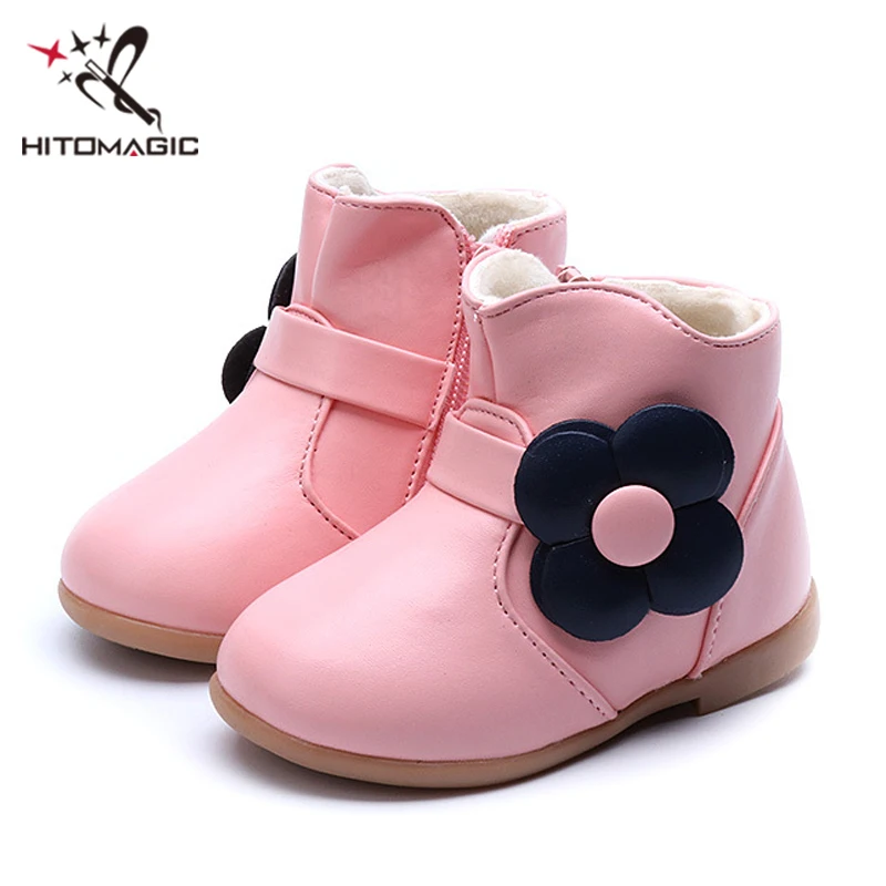 верхний Hitomagic ботинки для девочек снегоступы для детей детская
обувь для принцессы платье для малышей, девочек Felt Boot Марка Розовый
цветок зимняя обу... Обзор