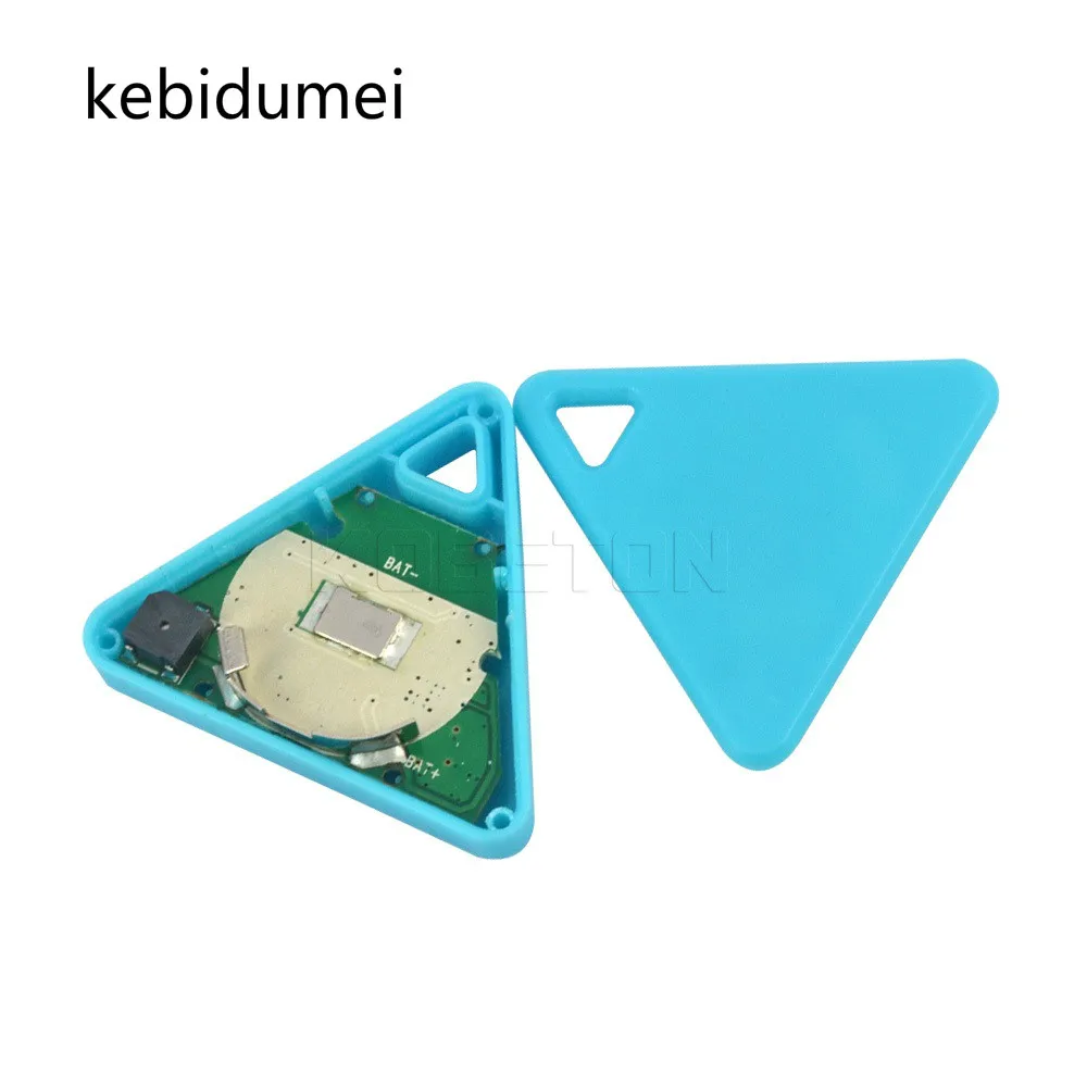 

Kebidumei 5pcs/lot Mini Triangle Wireless Smart Tag Bluetooth Anti Lost Alarm Tracker Available GPS Locator Alarm Keychain