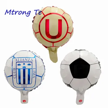 

50pcs 10inch Mini Football Inflatable Air Balloons Lima League Soccer for Birthday Party Decorations Balloon Sport Gift Kids Toy