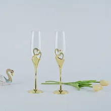 300-201 мл Хрустальная Чашка Шампанского креативный набор европейский и американский бытовой бокал свадебный подарок стекло вина Золотая чашка и Роза