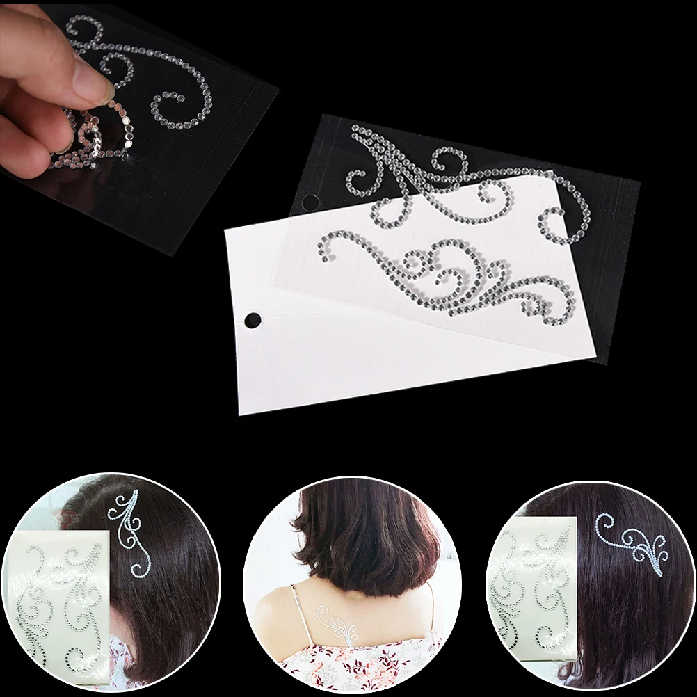 1 Sheet Resin Acrylic Tattoos Drill Stick Bindi Sticker Handpicked Face