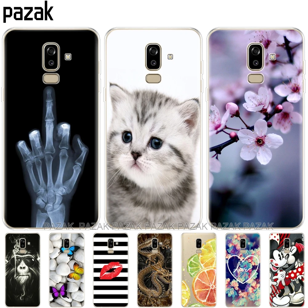 

soft silicone phone Case for Samsung Galaxy J8 2018 back Cover for Samsung Galaxy J8 2018 j810 Funda for Samsung J8 2018 Cases