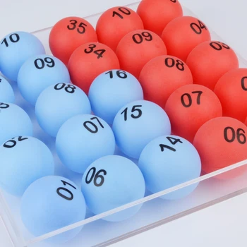 

51 pcs digital number Color ball lottery Ball Tennis Ball game ball