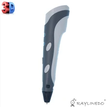 3D Printing Stereoscopic Intelligent Drawing Pen 3D Doodle Drawing Print Pen Modeling Crafts Drawing Printer Tool Pen-UK Plug