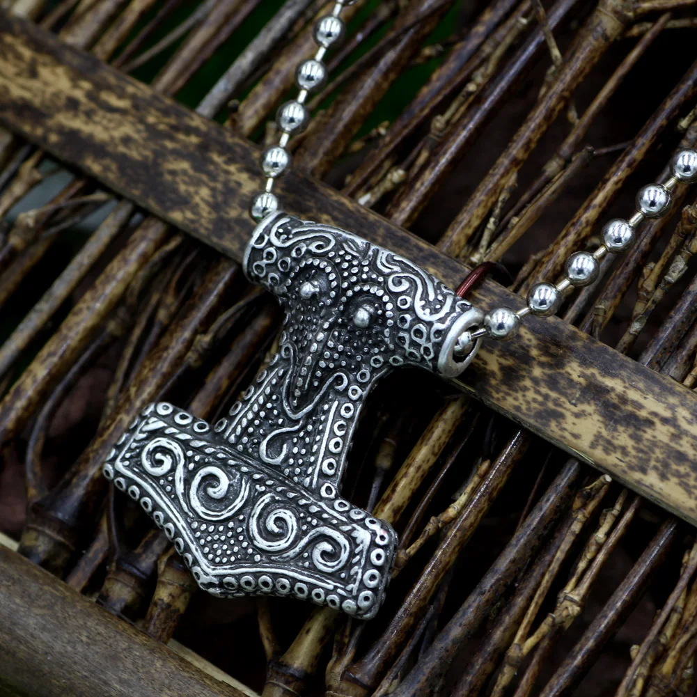 Youe shone Викинг норвежский Odin Ворон Thors Mjolnir мужской кулон ожерелье для мужчин|pendant