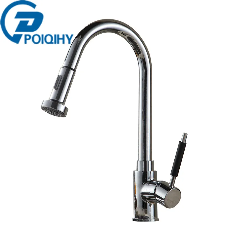 

Kitchen Faucet Pull out Mixer Taps Deck Mounted Kitchen Sink Faucets Single Handle Mixer Taps Swivel Taps Kitchen Faucet