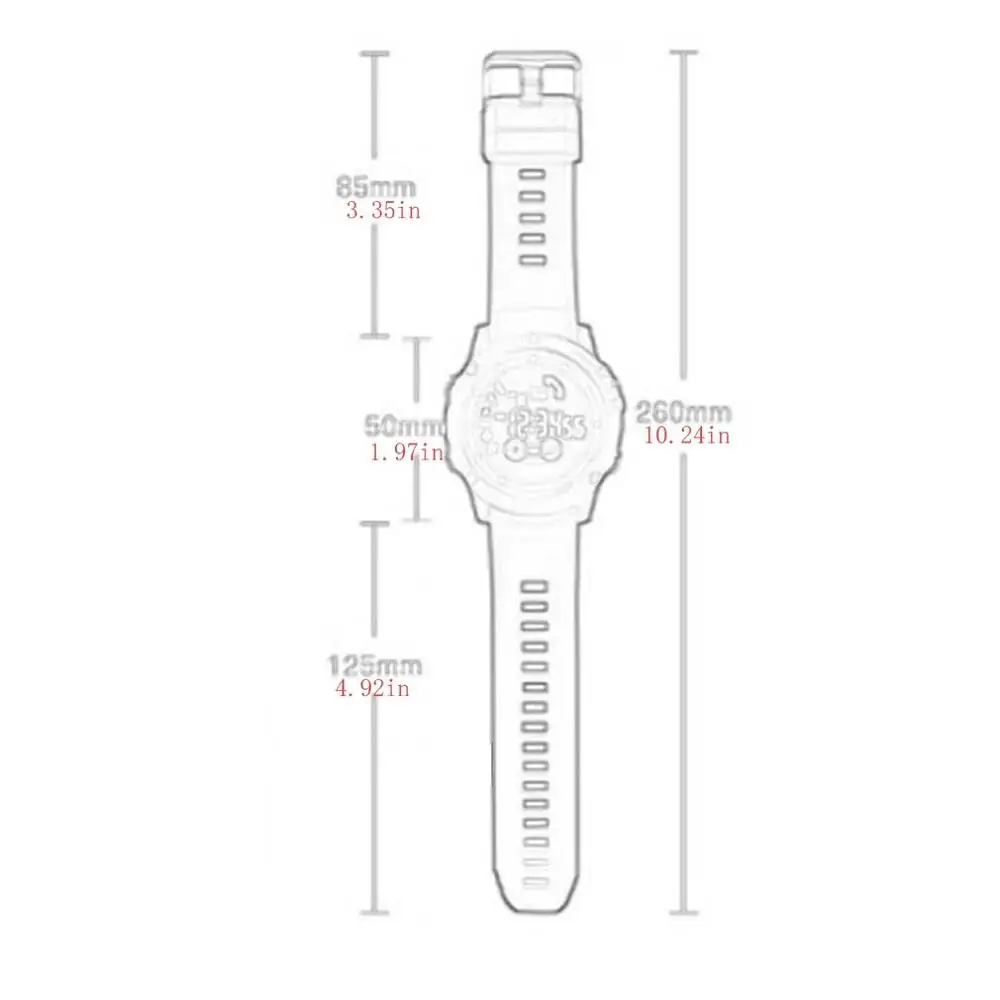 

VIBE3 PRO Men Round Dial Smart Watch Military Style Fitness sports Tracker Pedometer Health Smart Wristband