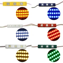 20 шт./лот Новинка 5730 3 светодиодный Светодиодный модуль ввода 12 V с объективом 10 шт./лот Водонепроницаемый IP65 120 градусов 1,5 Вт белый светодиодный знак для магазина баннер