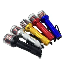 Trituradora eléctrica con forma de antorcha, máquina trituradora de hojas de manivela, tabaco, especias, hierbas, molinillo de tabaco