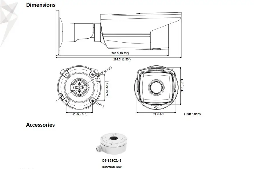 Оригинальная DS-2CD2T43G0-I5 4MP IR Bullet сетевая камера POE слот для sd-карты H.265 IR50m Водонепроницаемая DS-2CD2T43G0-I5 ip-камера