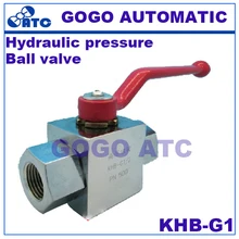 Высококачественный гидравлический шарик давление клапан KHB-G1 резьба из углеродистой стали высокий шарик давление клапан