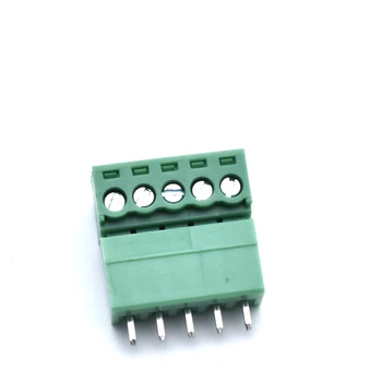 

Free shiping 50 pair 3.5MM PCB Pluggable Terminal Block Connectors 2/3/4/5/6/7/8/9/10P Straight Pin KF15EDG-3.5 Copper Green