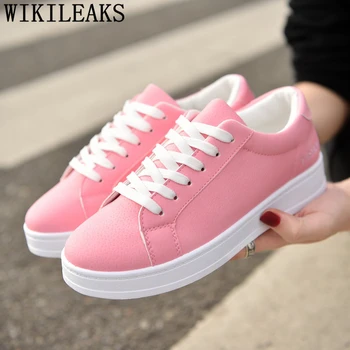 

Pink Sneakers Casual Shoes Women Woman Shoes Luxury Vulcanized Shoes Zapatillas Mujer Chaussures Femme Spor Ayakkabi Bayan Tenis