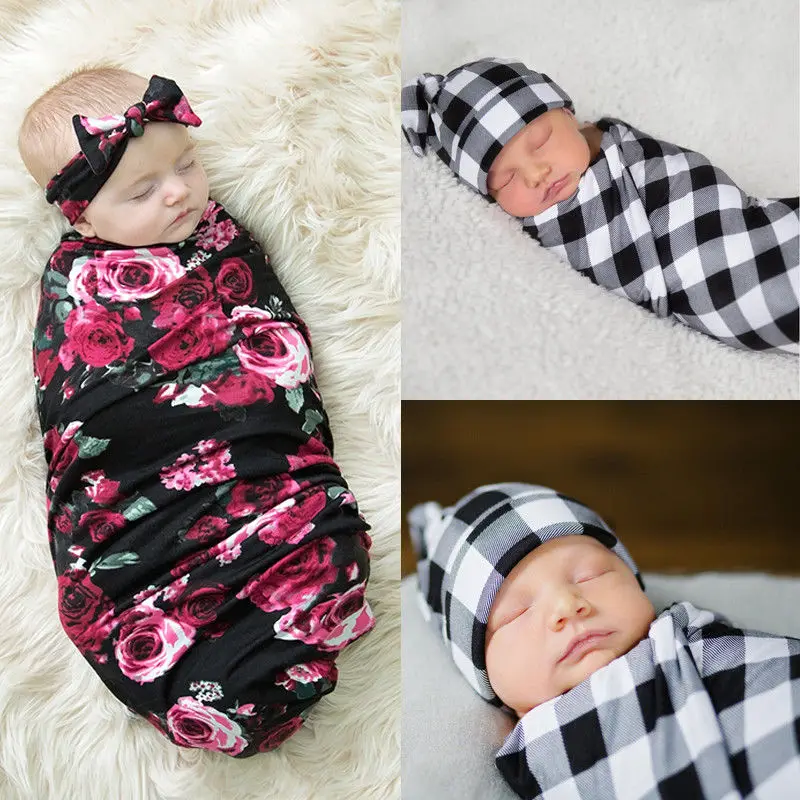 2017 Brand New Newborn Toddler Baby Infant Swaddle Blanket Sleeping