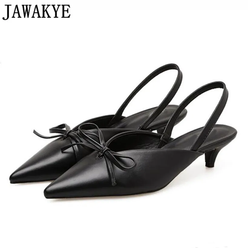 Spring summer sheepskin satin Shoes women kitten heels pointed toe back runway butterfly knot bowties sandals sapato feminino цена Spring summer sheepskin satin Shoes women kitten heels pointed toe back runway butterfly knot bowties sandals sapato feminino цены онлайн