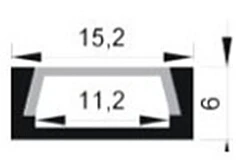 LED Aluminum Profile LA-LP05 drawing