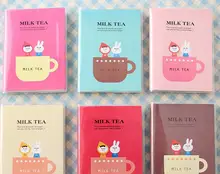 

10pcs notebook transparent protective cover waterproof small fresh and lovely cartoon mini