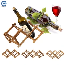 Estante de madera Del Vino 3 5 6 Botellas Holder Almacenamiento Home Kitchen Bar Titulares de Vino Estante De Exhibición