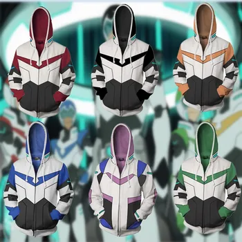 

Anime Voltron: Defender of the Universe Cosplay Costumes Zipper Hoodies Sweatshirts Printing Unisex Adult Clothing