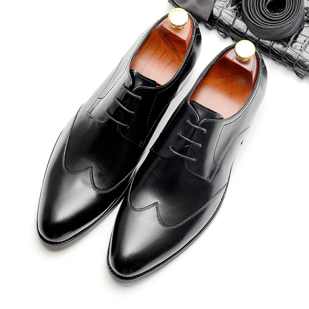 

Men shoes NEW fashion Genuine cow leather High quality Italian brand designer formal comfortable casual shoes