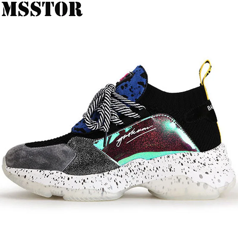 MSSTOR 2019 New Running Shoes For Women Athletic Walking Women's Sport Shoes Casual Fashion Ladies Sneakers Woman Brand 