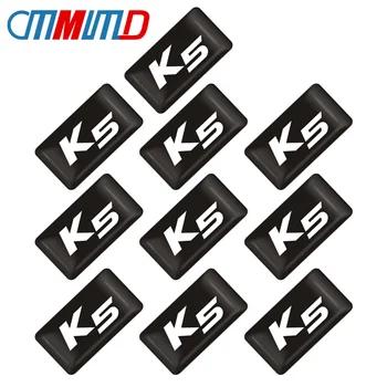 

Car Styling 10pcs 3D Epoxy Sticker Emblem Badge decoration Decal for KIA K2 K3 K5 Sorento Sportage R Rio Soul Auto Accessori