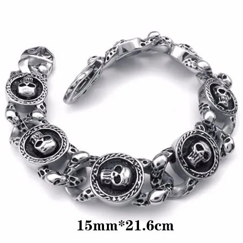 Charm Skulls Shape Bracelet