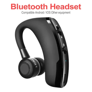 V9 Wireless Voice Control Bluetooth Handsfree Earphone Bluetooth Headset Headphones Noise Cancelling Headset for Driver Sport