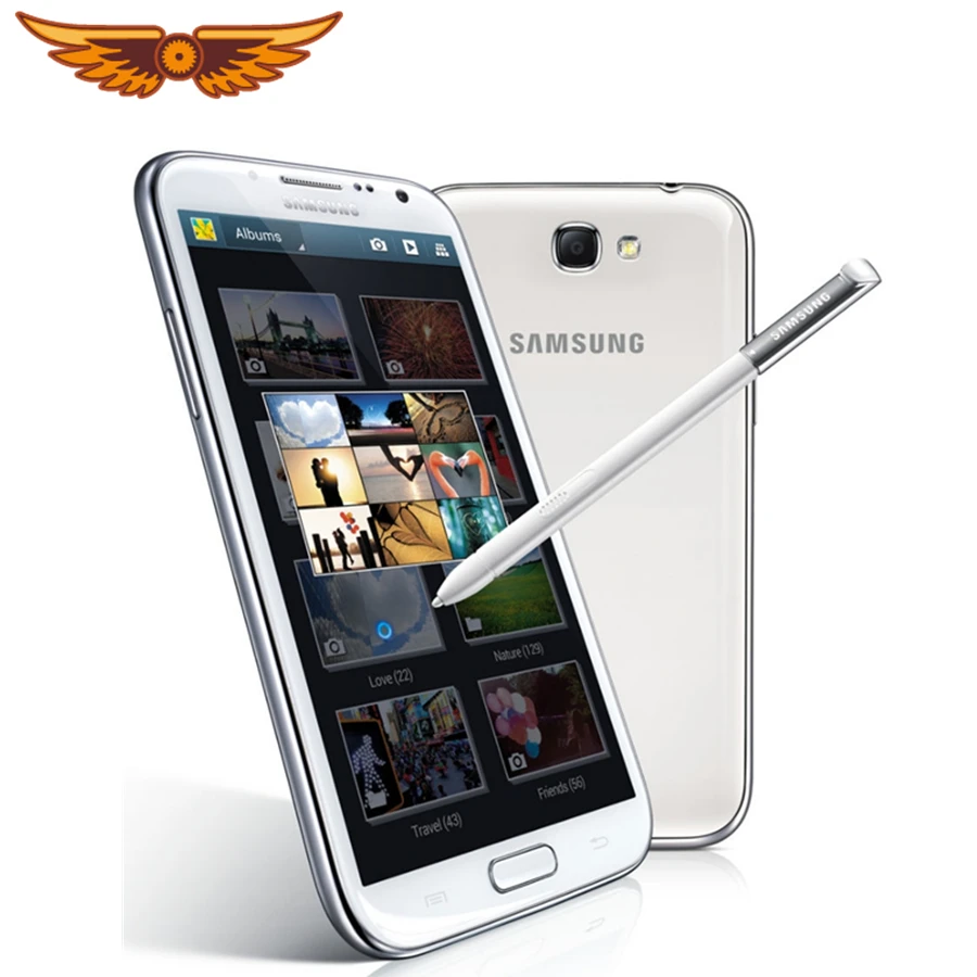 

Original Unlocked Samsung Galaxy Note II 2 N7100 Quad Core 5.5 Inch 2GB RAM 16GB ROM 8.0MP WCDMA 3G 3100mAh Android Mobile Phone