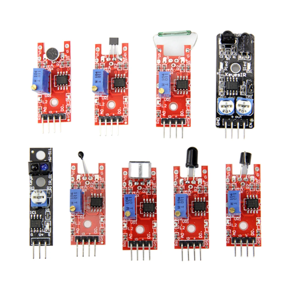 45 в 1 Набор сенсорных модулей s для arduino лучше чем 37 1|Интегральные схемы| |