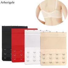Arherigele/3 шт., регулируемые женские бюстгальтеры, 3 ряда, 4 крючка, интимные аксессуары, эластичные бюстгальтеры, застежка, удлинитель
