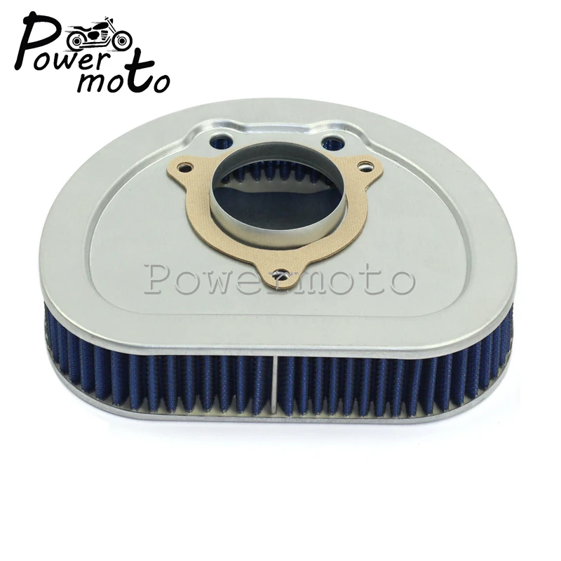Motorcycle High Flow Air Filter Replacement Air Cleaner For Harley Road