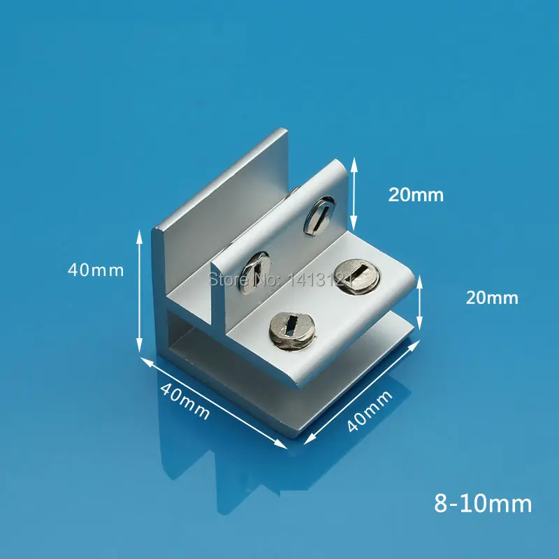 free shipping 10MM Aluminum glass clamp F window clamp folder shelf