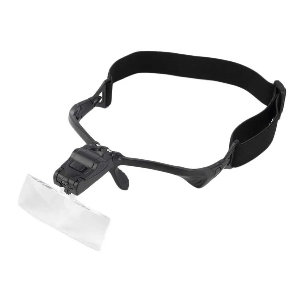 New 3.5X Lens Adjustable Loupe Headband Magnifying Glass Magnifier with LED Magnifying Glasses Jeweler Watch Repair