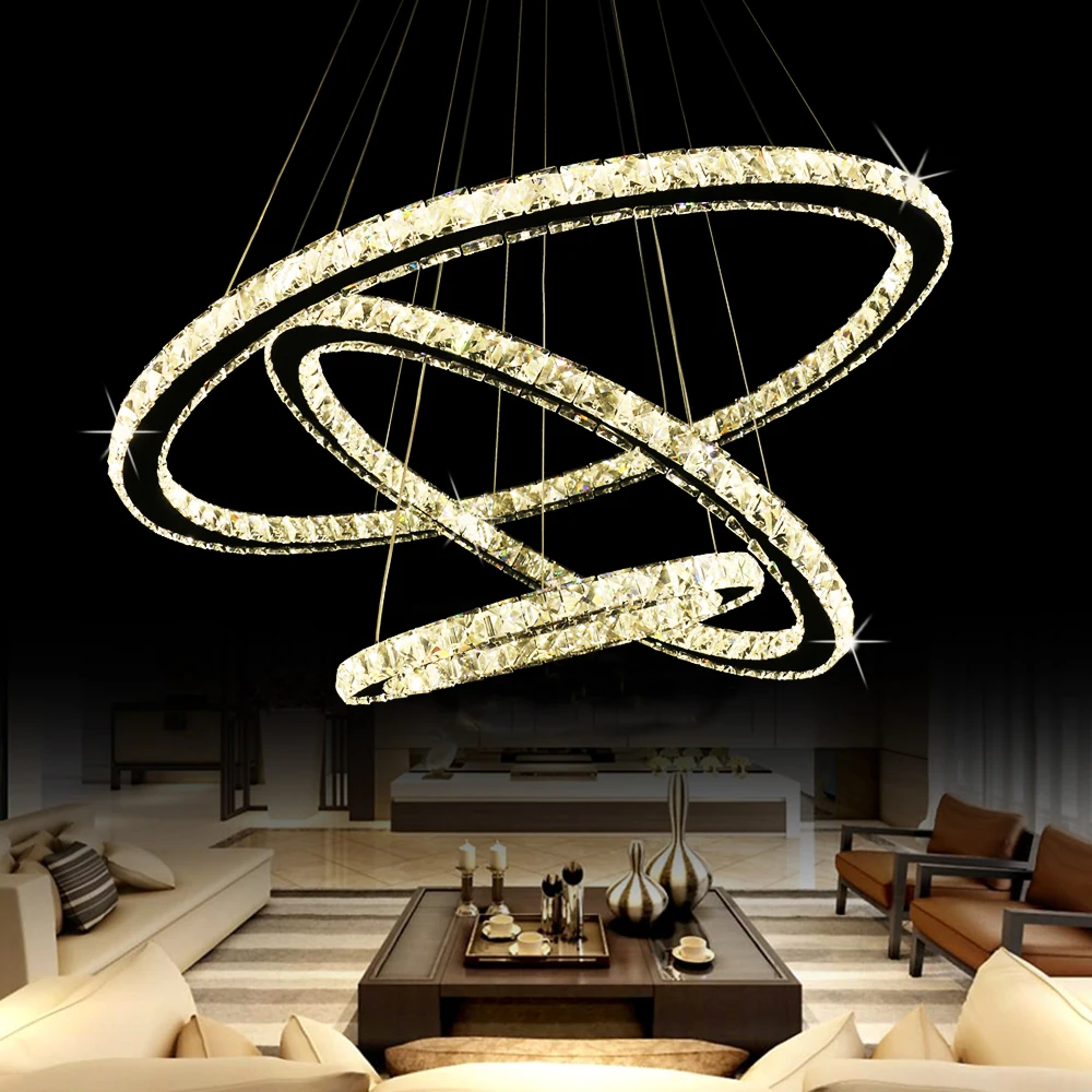 Современные светодиодный хрустальная люстра фонари для Гостиная Cristal Lustre