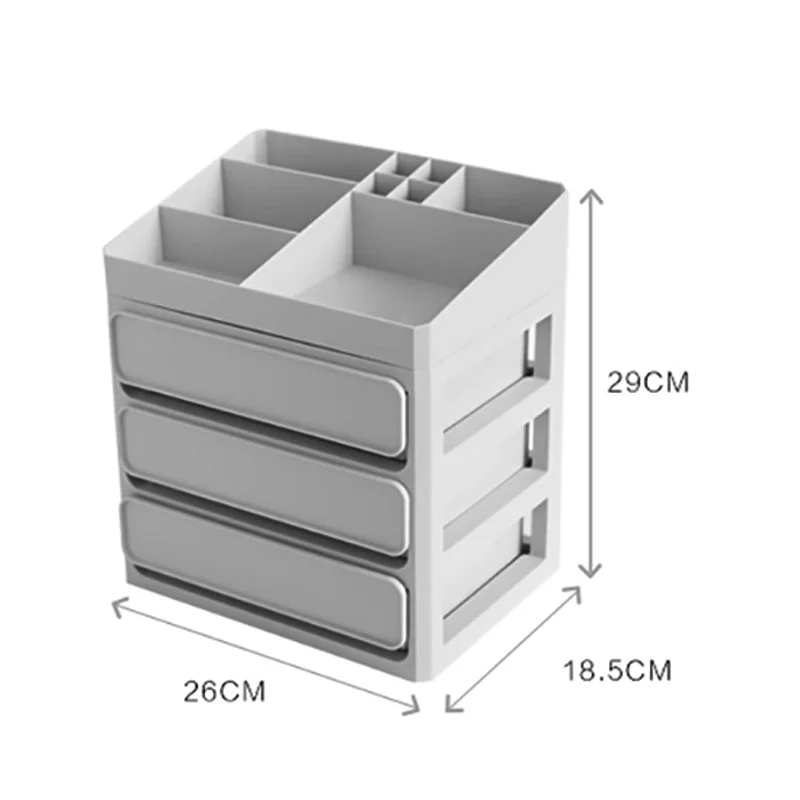 Органайзер для косметики, органайзер для косметики, контейнер для хранения ювелирных изделий, настольный, сделай сам, многослойный ящик для хранения ящиков - Цвет: I