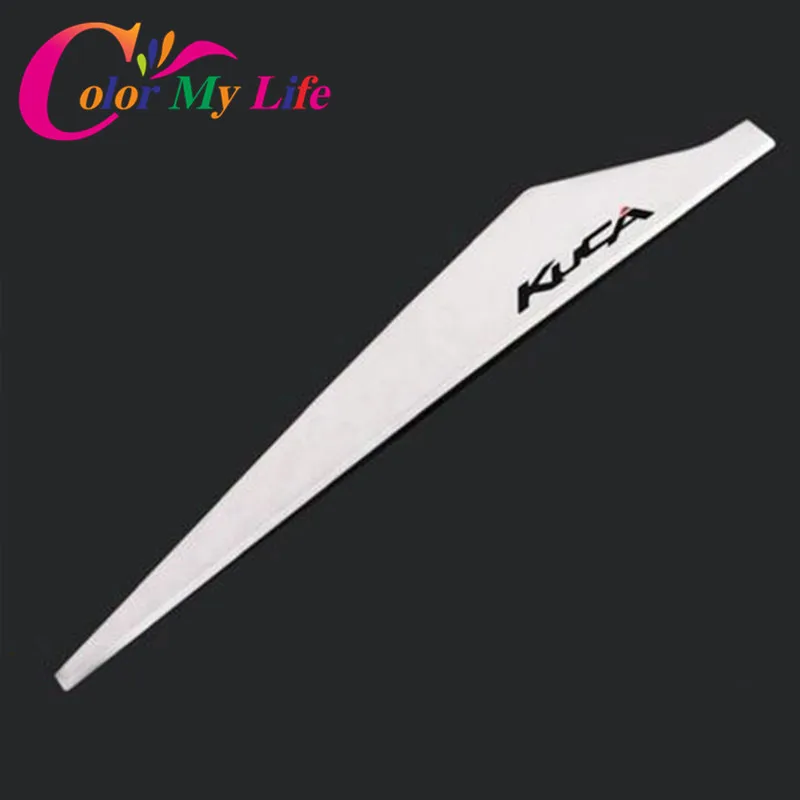 Color My Life Car Stainless Steel Glove Box Trim Sticker Glovebox