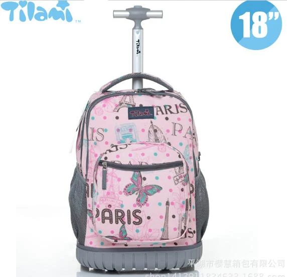 Mochila con ruedas de 18 pulgadas para niños, escolar con ruedas, bolso con ruedas para adolescentes, escolar|Mochilas - AliExpress