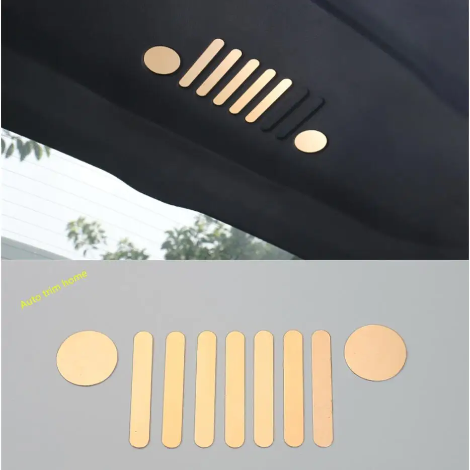 

Lapetus Tailgate Tail Door Inside Emblem Vehicle Molding Garnish Cover Trim Fit For Jeep Compass 2017 2018 2019 / Colorfully