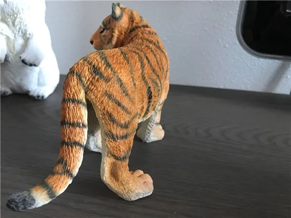 Tiger Wild Animal resin figure toy cake home office car decoration - Buyer`s Show 5