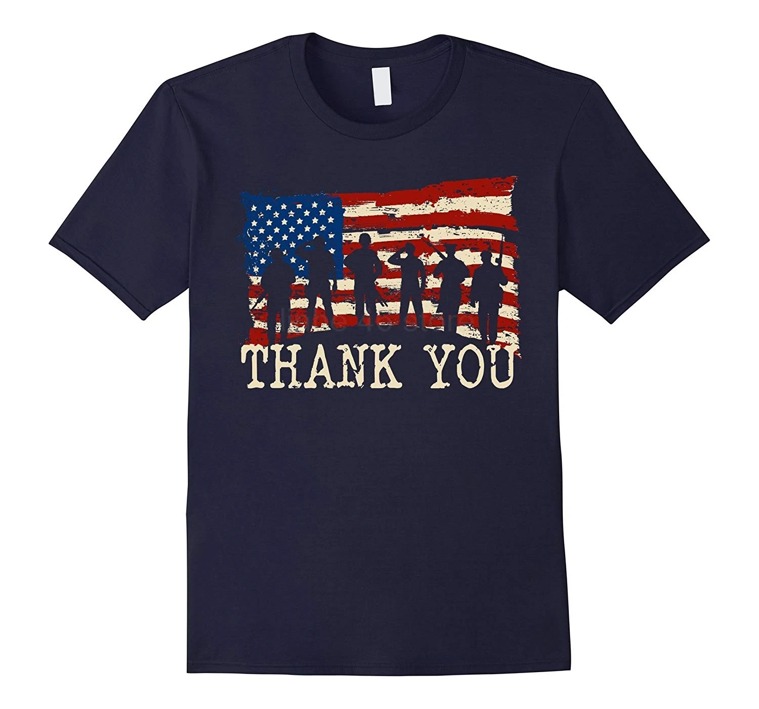 Американский Флаг футболки спасибо ветеранов летняя уличная мода короткий рукав Футболка