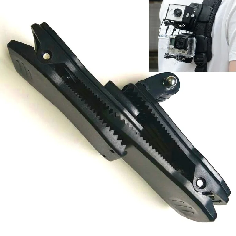 

Clownfish Quick Attached Bag Clip For GoPro Hero 8 7 6 5 4 Session Xiaomi Yi 4K SJ4000/5000/SJ8/6 H9 Mijia Camera Backpack Clamp