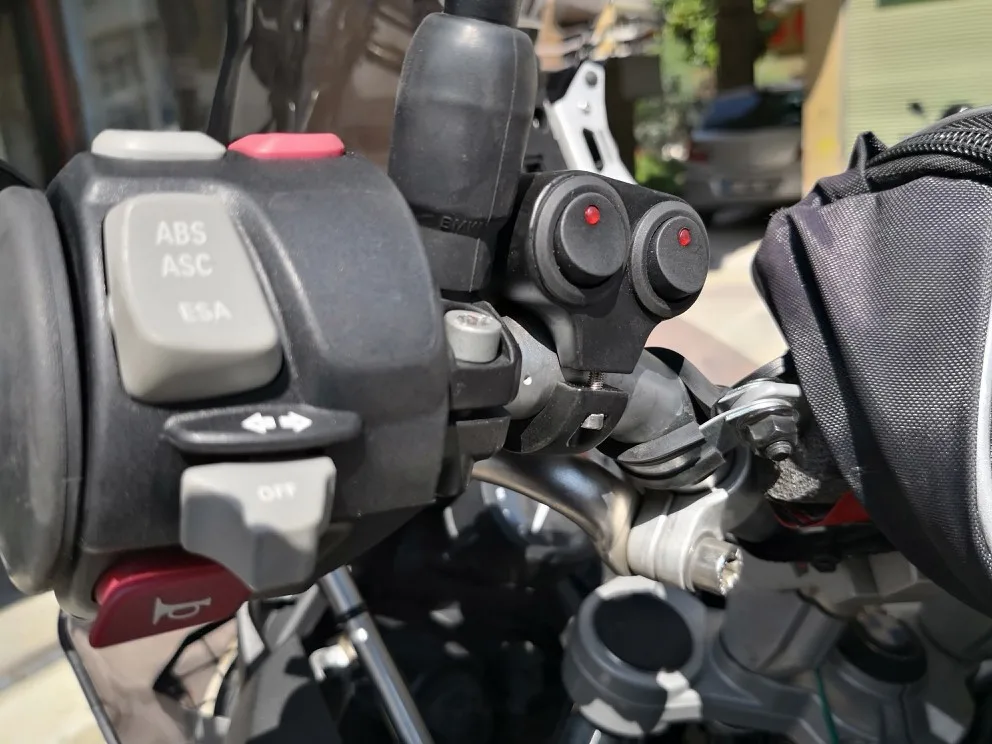 MotoLovee мотоциклетные переключатели на руль крепление переключатель фара аварийный тормоз противотуманное включение/выключение света алюминиевый сплав с индикаторным светом