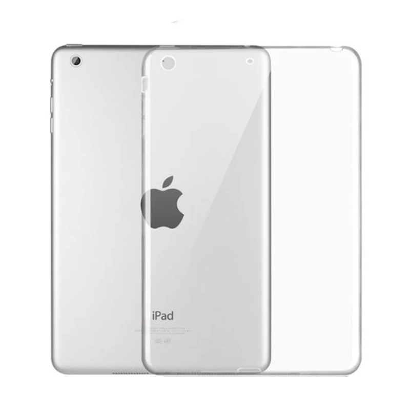 Силиконовый прозрачный чехол для iPad 9,7 Pro 10,5 дюймов мягкий прозрачный ТПУ задняя крышка планшета Чехол для iPad Air 2/1 Mini 4/3/2/1