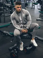 2019 Sport Suit Men Bodybuilding Jacket Pants Sports Suits Basketball Tights Clothes Gym Fitness Running Set Men Tracksuits 3XL