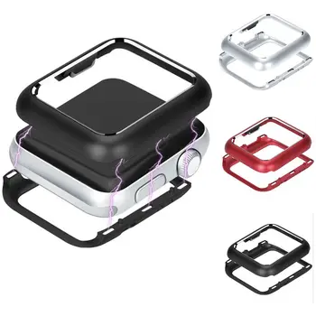 

38mm/42mm 40mm/44mm For Apple Watch 3 4 Magnetic Adsorption Metal Frame Case Cover Protective Series 4 Luxury Shell Bumper